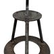 Black Industrial Workshop Swivel Stool, 1960s