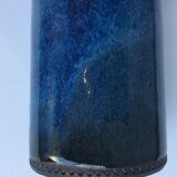 Japanese blue roll vase