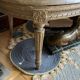 Small sofa basket Louis XVI in lacquered wood