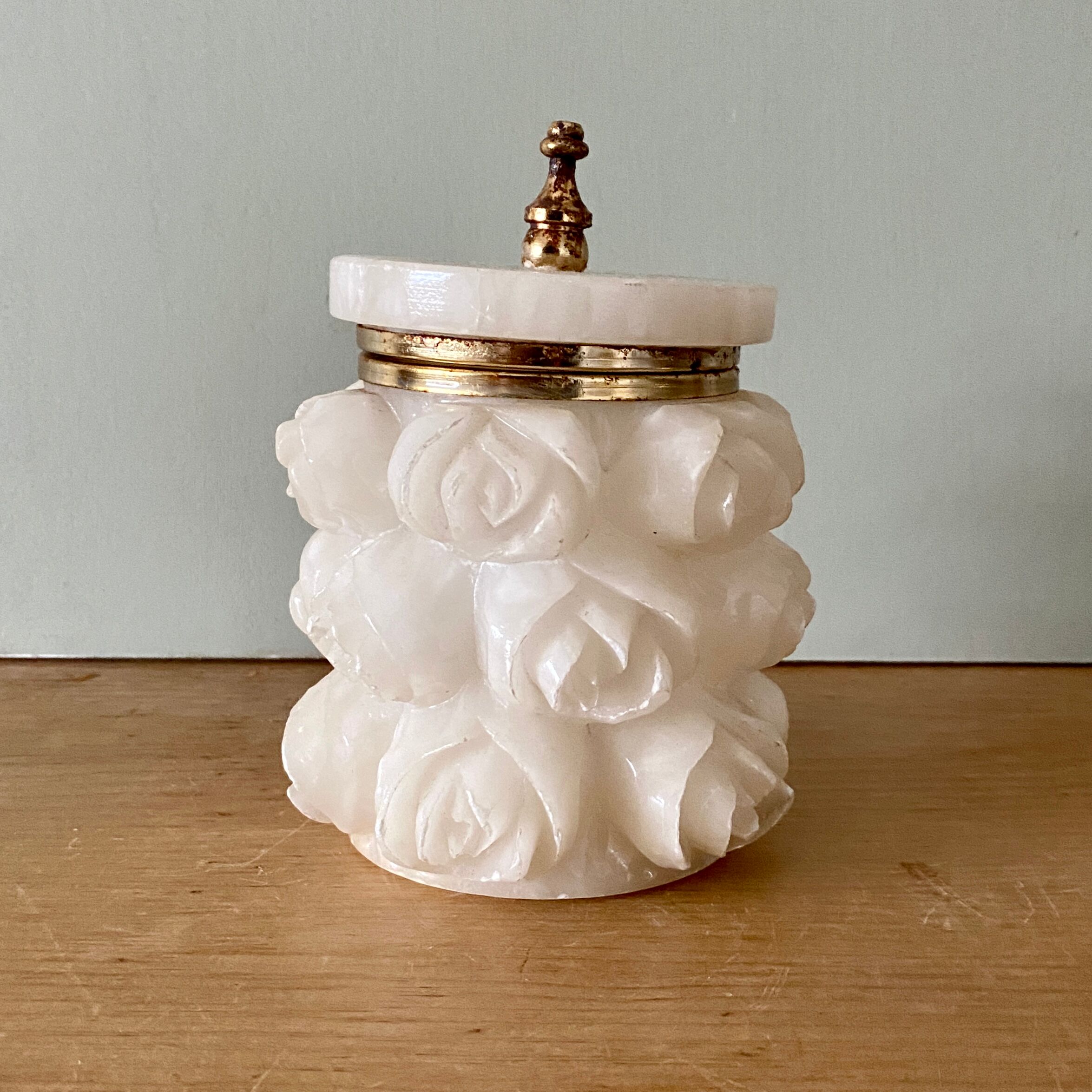 Vintage alabaster box