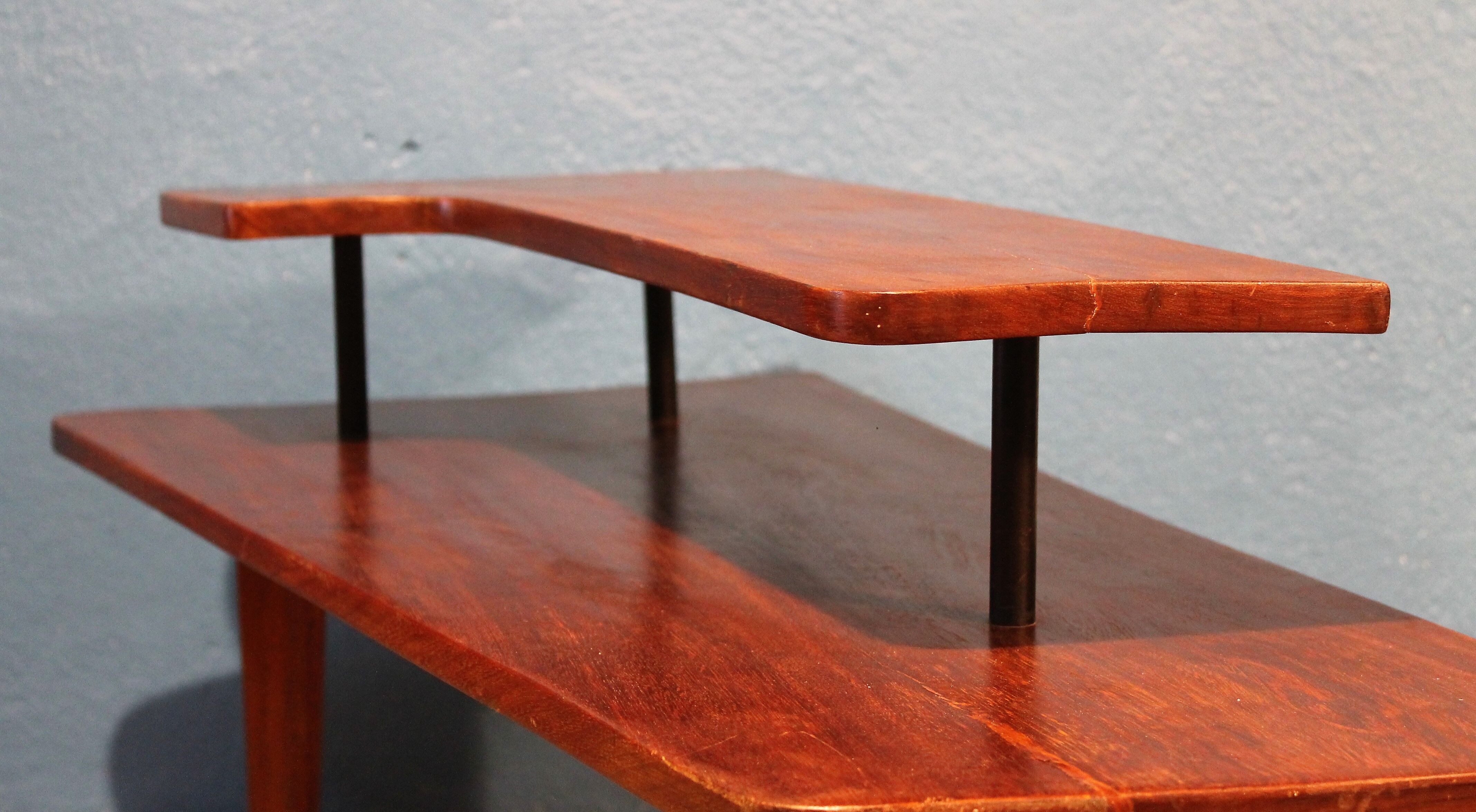 Table low double trays 60 years