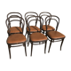 Suite de 6 chaises bistrots Thonet