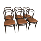 Suite de 6 chaises bistrots Thonet