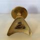 Tripod candlestick in brass