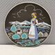 Ceramic Wall Plate by Arnold Wiig Factories (AWF) Norway 1950s