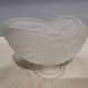 Empty art deco molded glass pocket