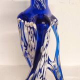 Jarrón de cristal de Murano. Italia, 1970s.