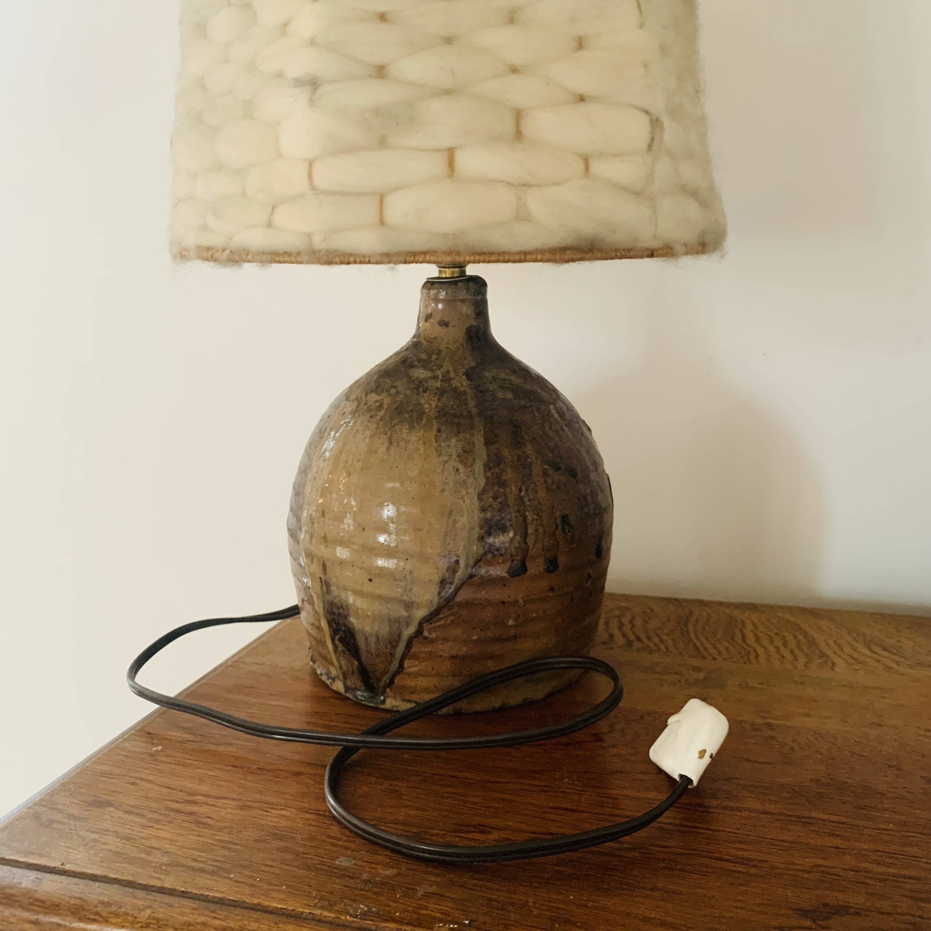 Stoneware lamp