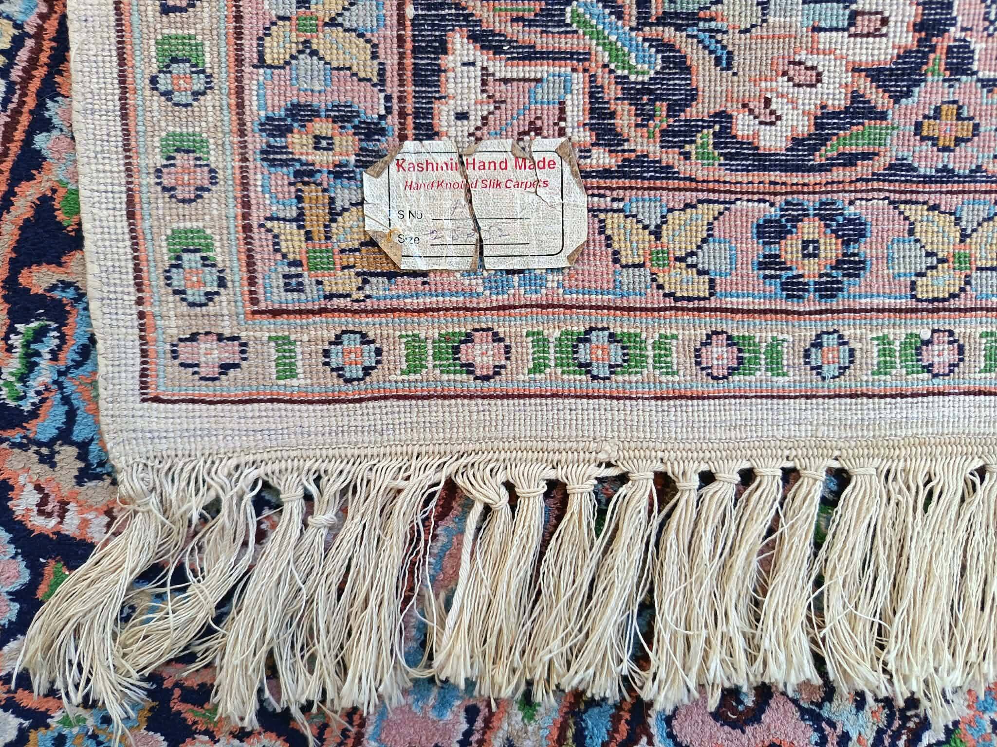 Handmade Pakistani Kashmir carpet