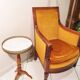 Armchair and footrest