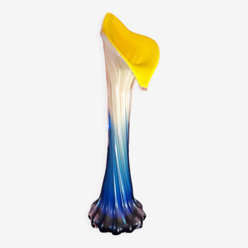 Vase verre soufflé Fleur