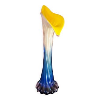 Vase verre soufflé Fleur