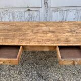 Large bistro table old farmhouse table solid wood Length 200 x Width 98 cm