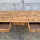 Large bistro table old farmhouse table solid wood Length 200 x Width 98 cm