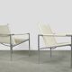 SPECTRUM / Vintage rattan armchairs sz01 / Martin Visser / Netherlands 1980s