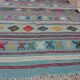 Kilim blue handmade carpets 95x195cm