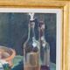 Set of oil paintings "Asparagus & eggs" and "Melon" by Alexandre Denonne