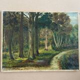 Set of 2 old paintings