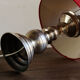 Silver metal lamp