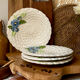 Assiettes Barbotine