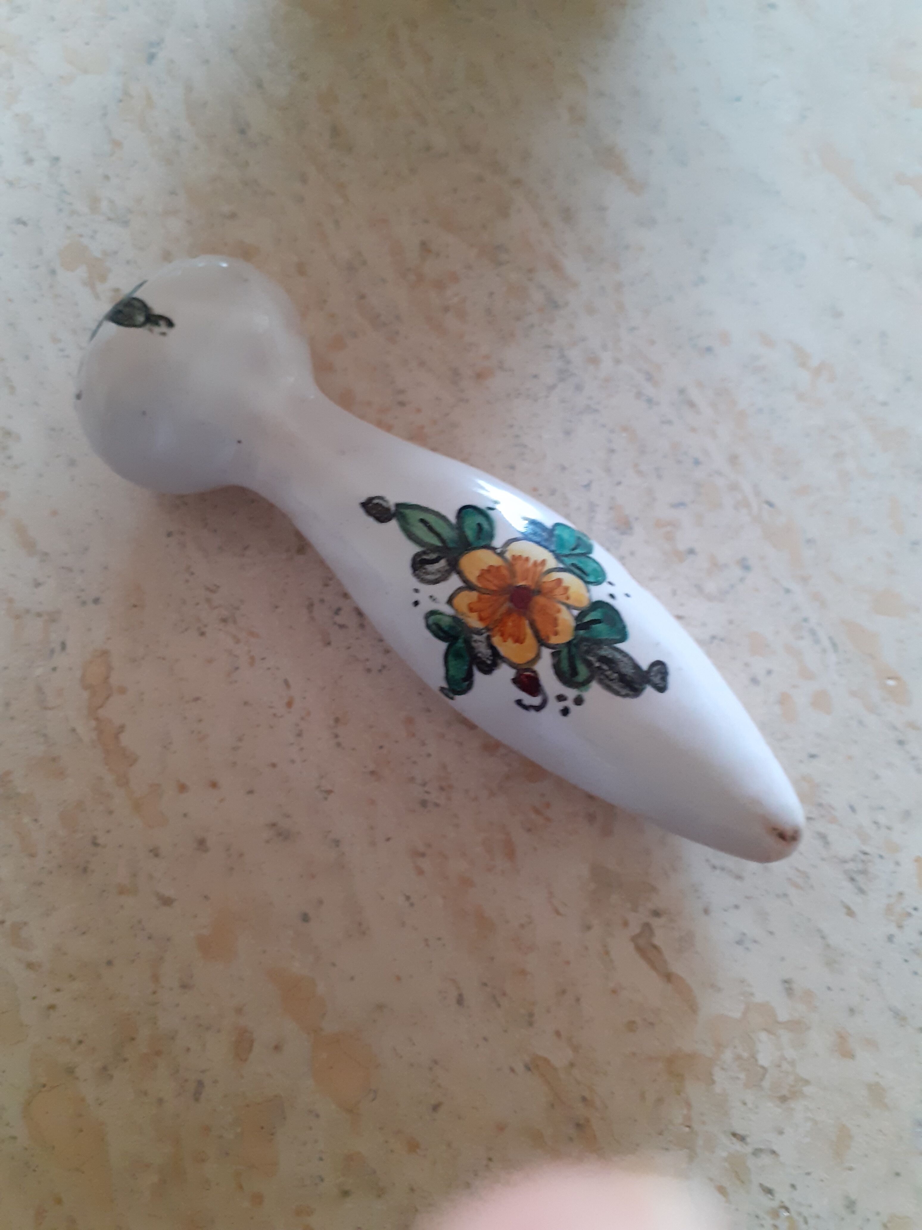 Italian earthenware mortar bowl Biagioli Gubblo