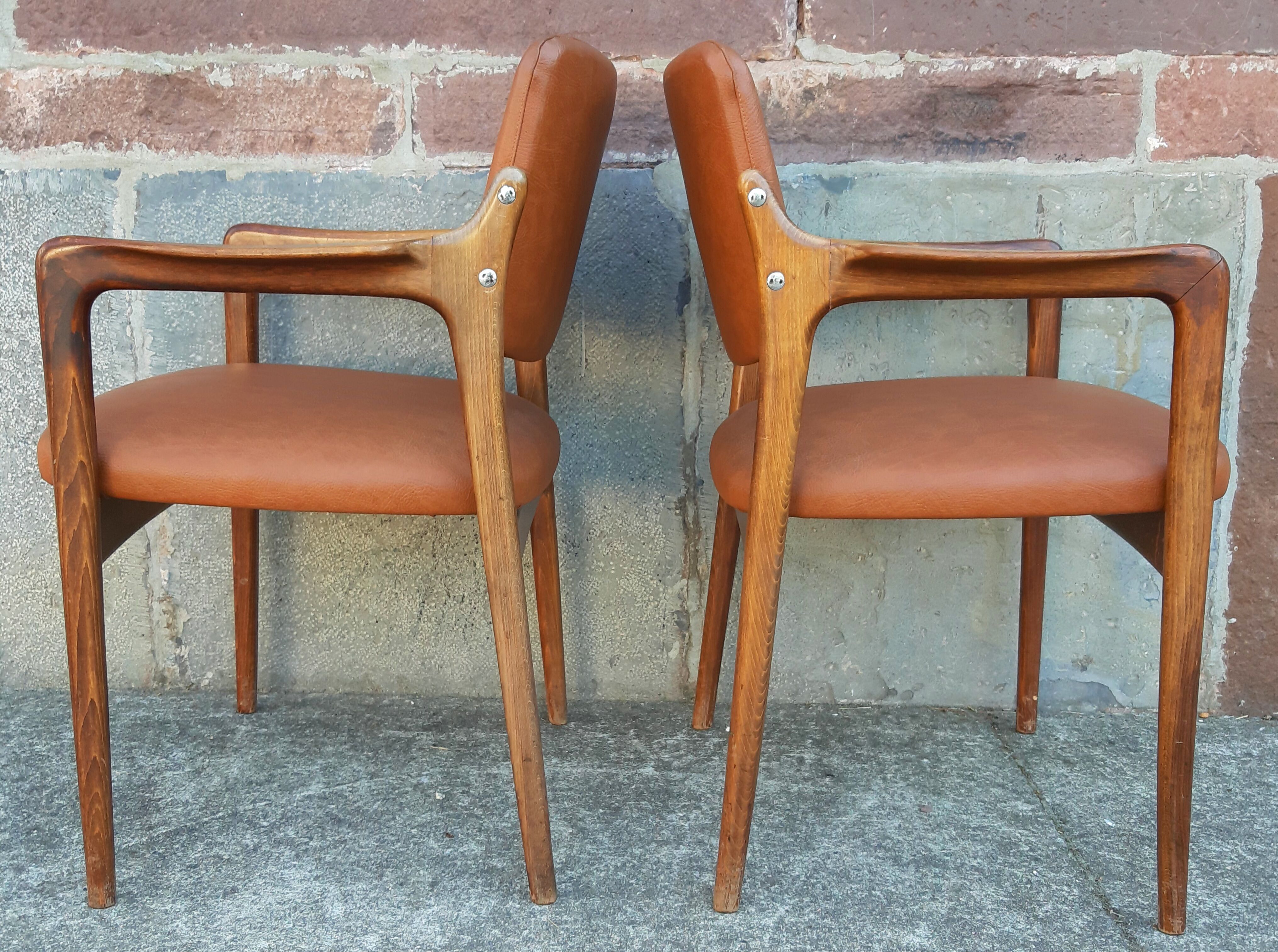 Pair of Scandinavian armchairs