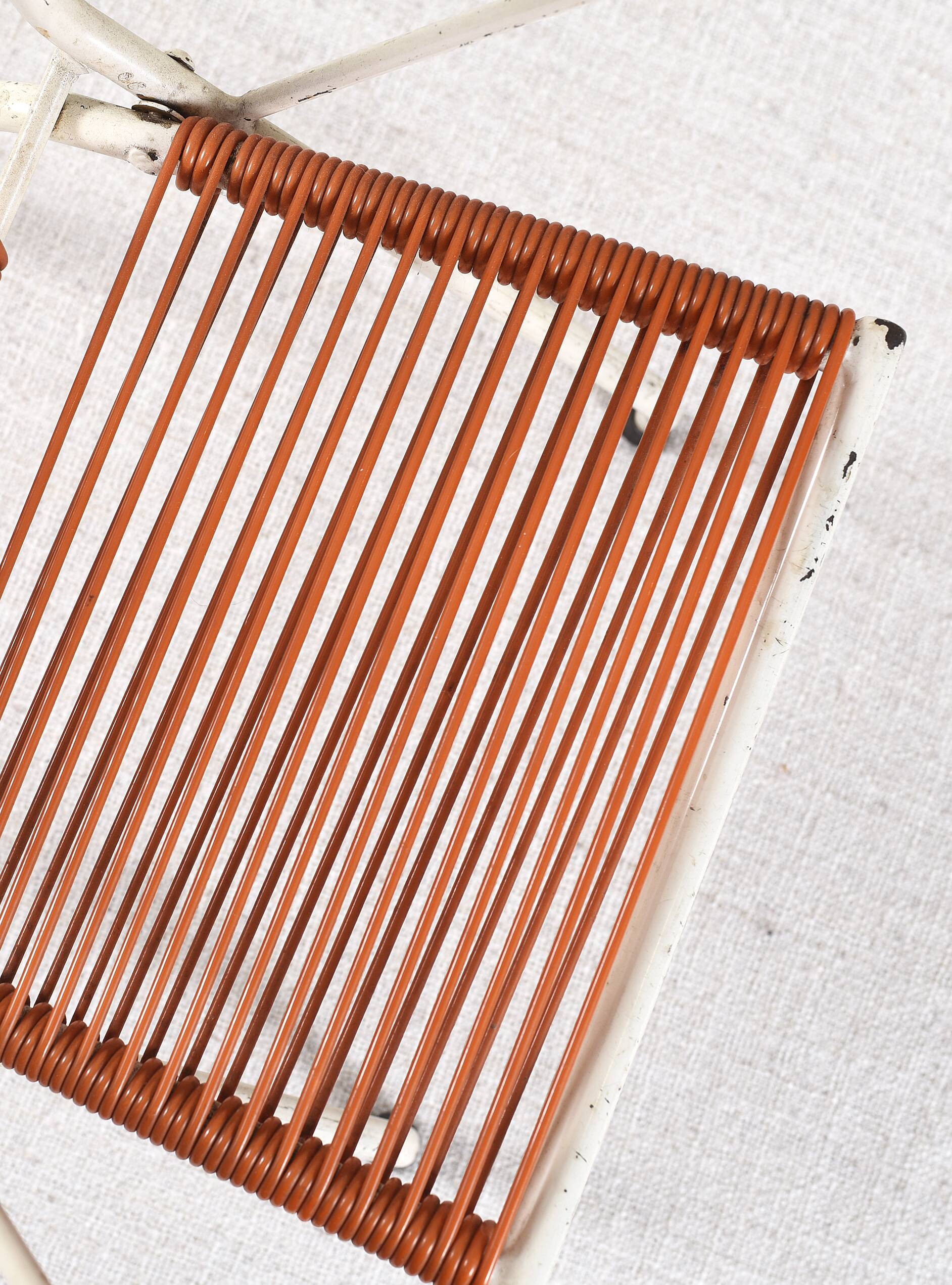 Folding Scoubidou armchair for children