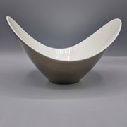 Bol Rosenthal Free Spirit in porcelain with silver metallic glaze.
