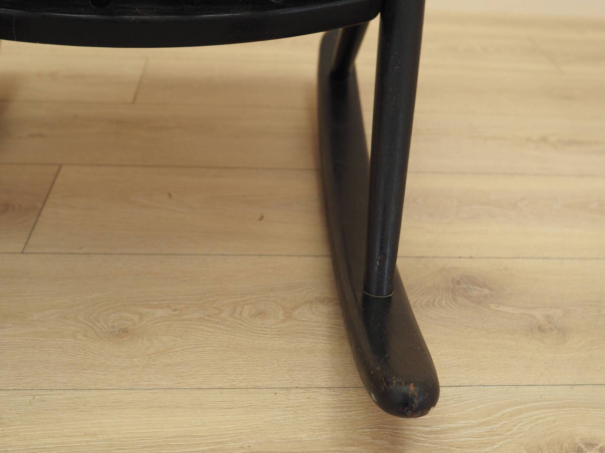 Reenskaug Rocking Chair for Bramin, Black Teak, 1960s