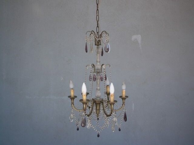 Pampille bronze chandelier and charm