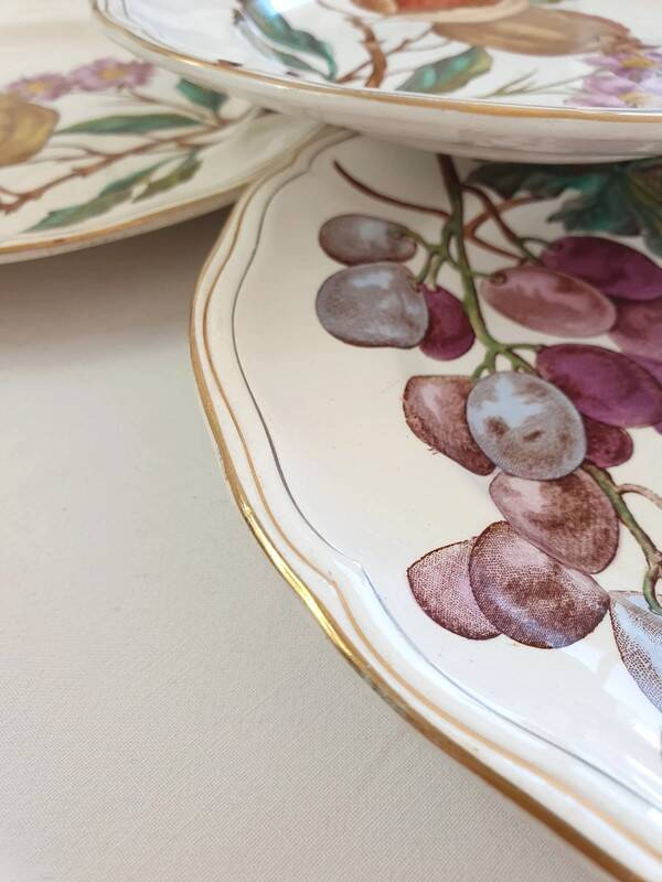 Longchamp Terre de fer dessert plates