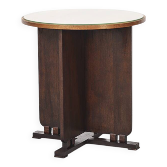 Antique Dutch Art Deco Bauhaus Side Table