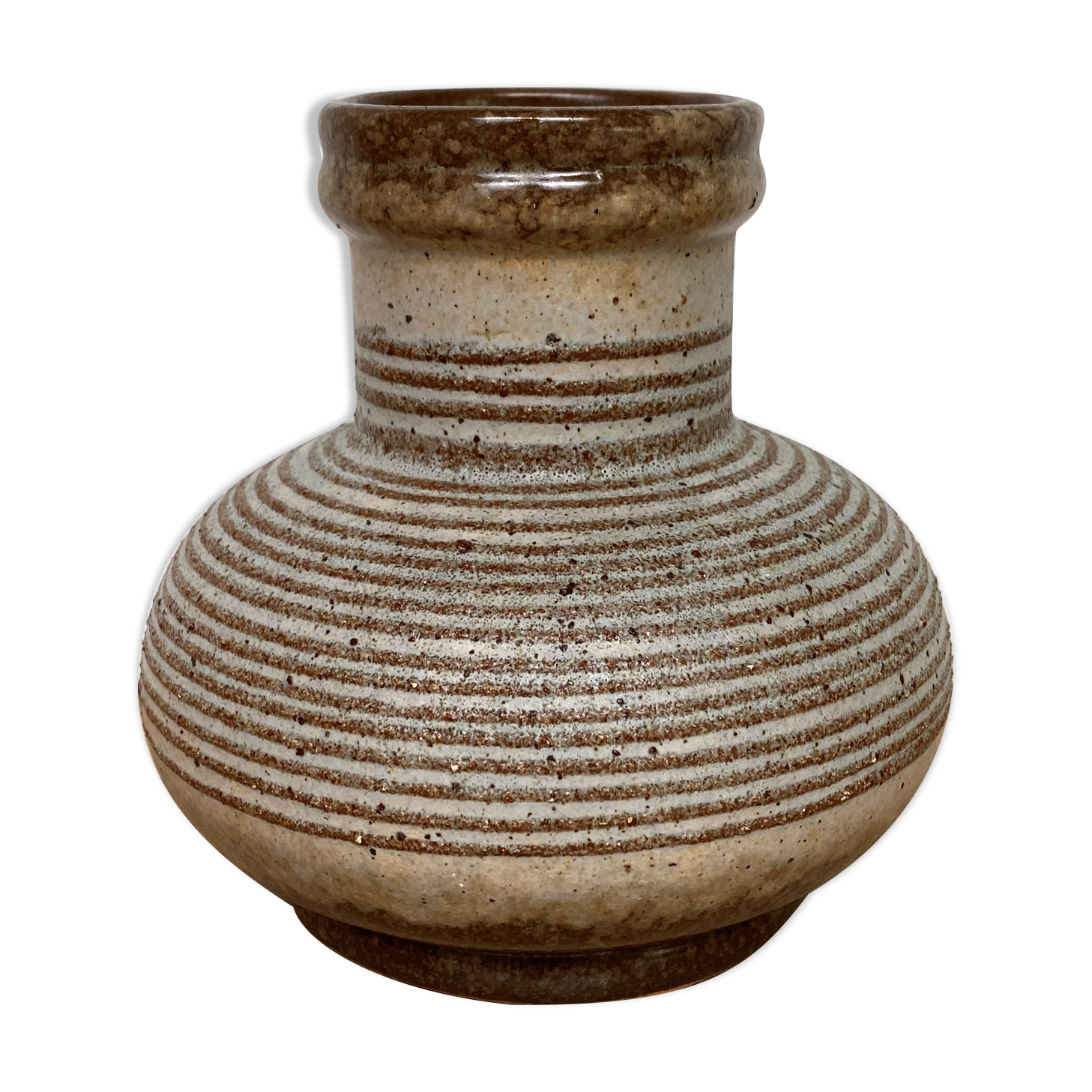 Vase céramique vintage Strehla Germany