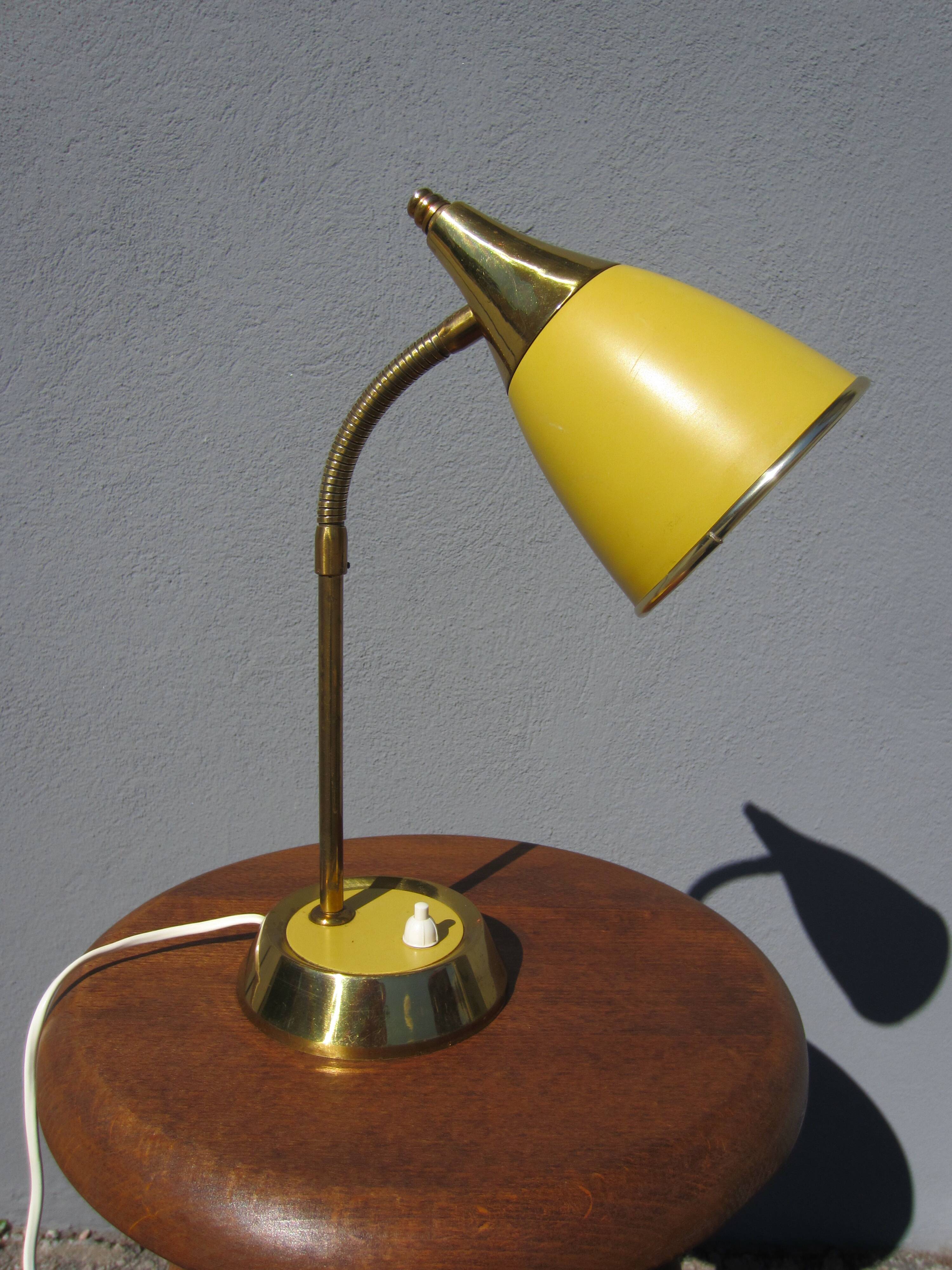Scandinavian articulated desk lamp by Lorentzons