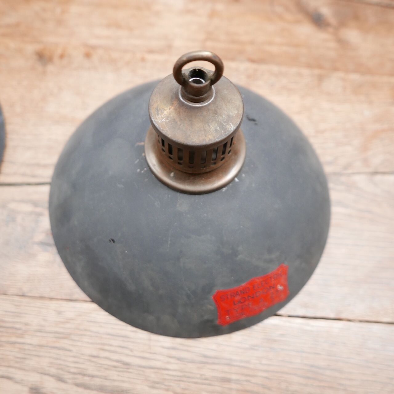 Antique english mercury glass pendant light