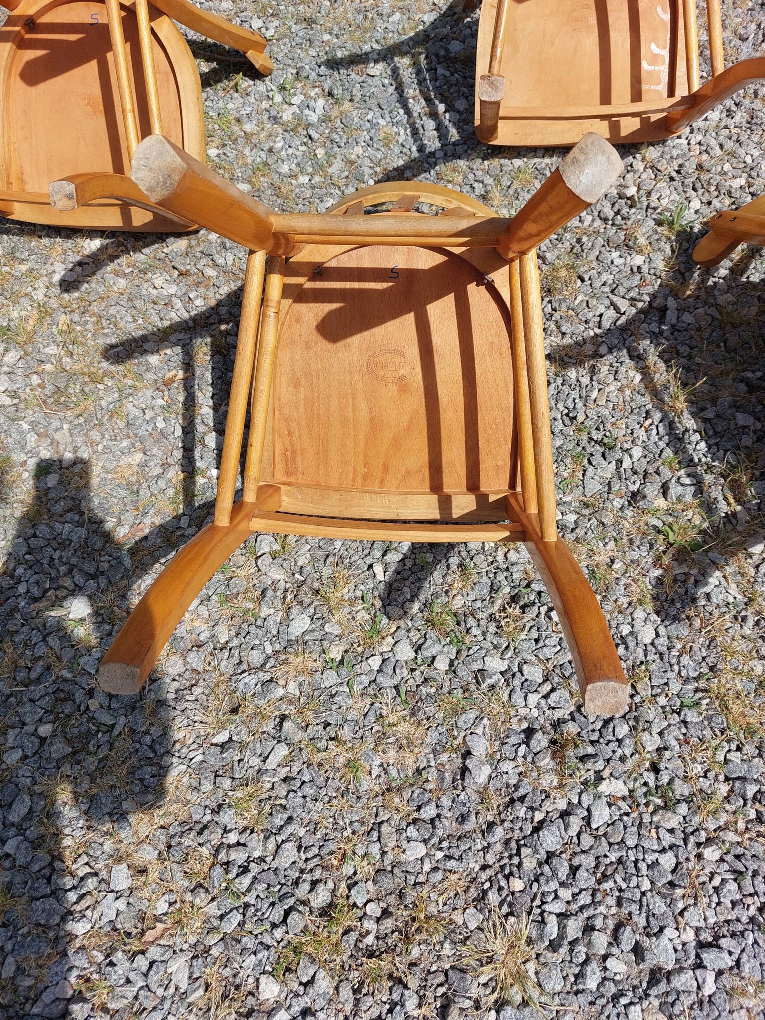 6 Luterma bistro chairs