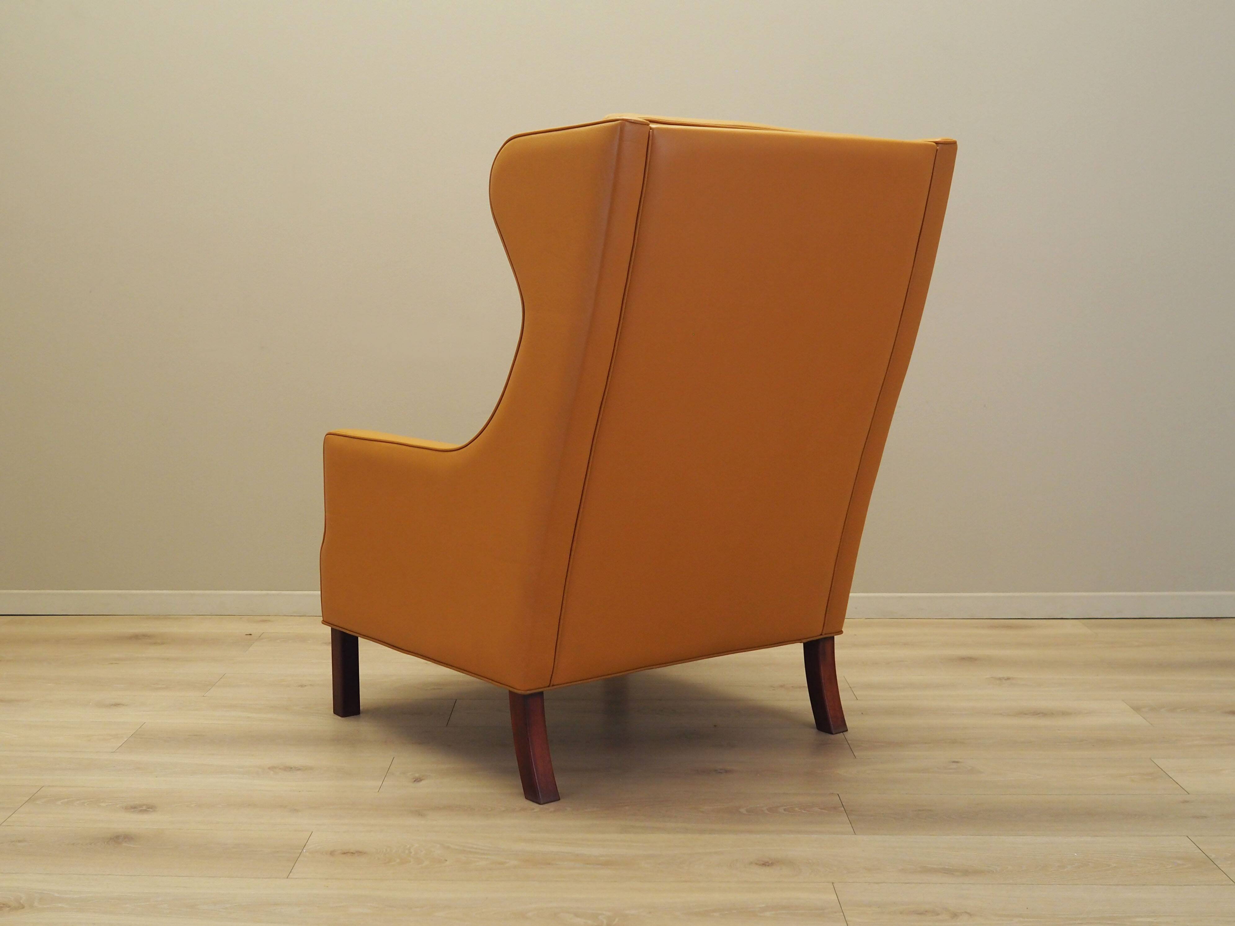 Orange armchair, Danish design, 1970s, production: Denmark