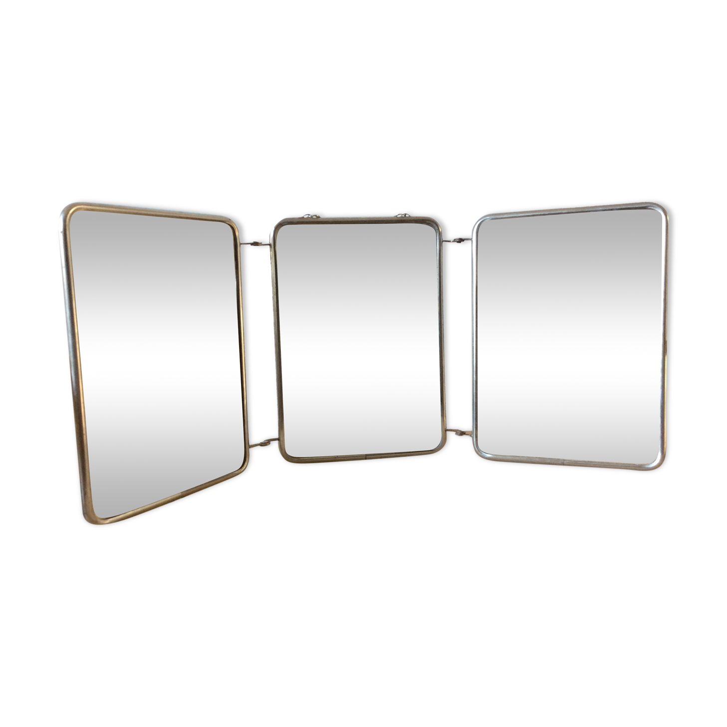 Barbier triptych mirror 21x50cm
