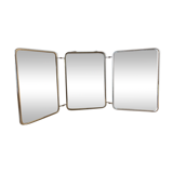 Barbier triptych mirror 21x50cm