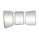 Barbier triptych mirror 21x50cm