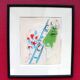 Framed lithograph (The Ladder, 1957) by Marc Chagall