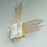 Sculptural Wall Light by Angelo Brotto for Esperia Italy, 60s
