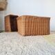 Pair of wicker baskets - wicker planters