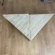 Rare vintage travertine coffee table