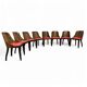 8 x chaises De Coene Frères par Kortrijkse Kunstwerkstede Art Déco années 1930