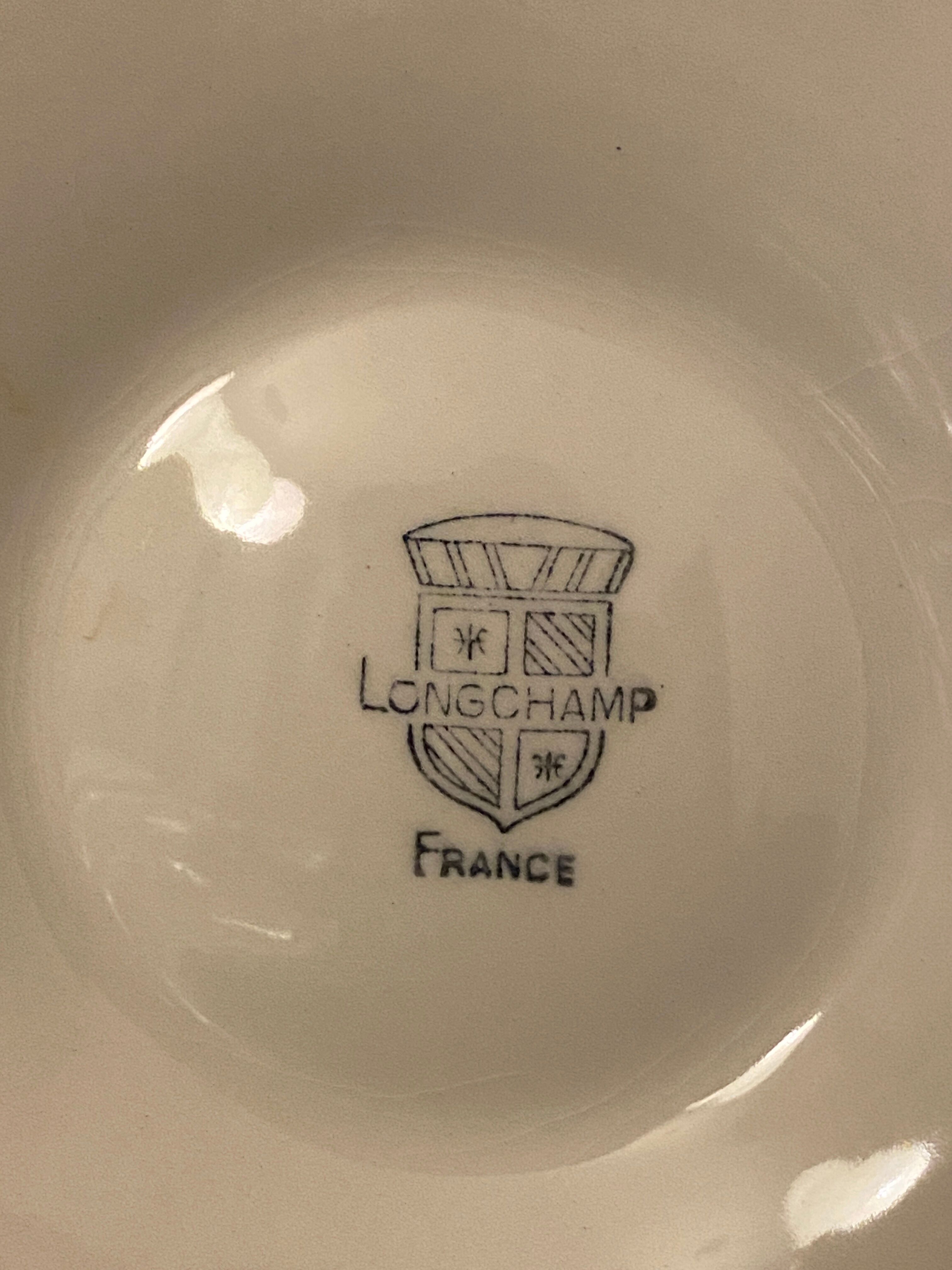 Set de 4 assiettes à huîtres Longchamp