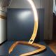 Scorpio table lamp, solid walnut, design matevž klopčič (m-interi)