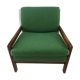Vintage green Scandinavian armchair from the 60s