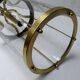 Antique glass cage lantern chandelier