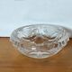 Vintage ashtray in pressed glass art deco floral pattern
